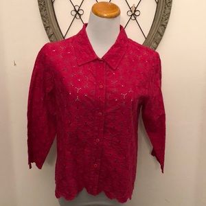 Liz Claiborne Button Down Top